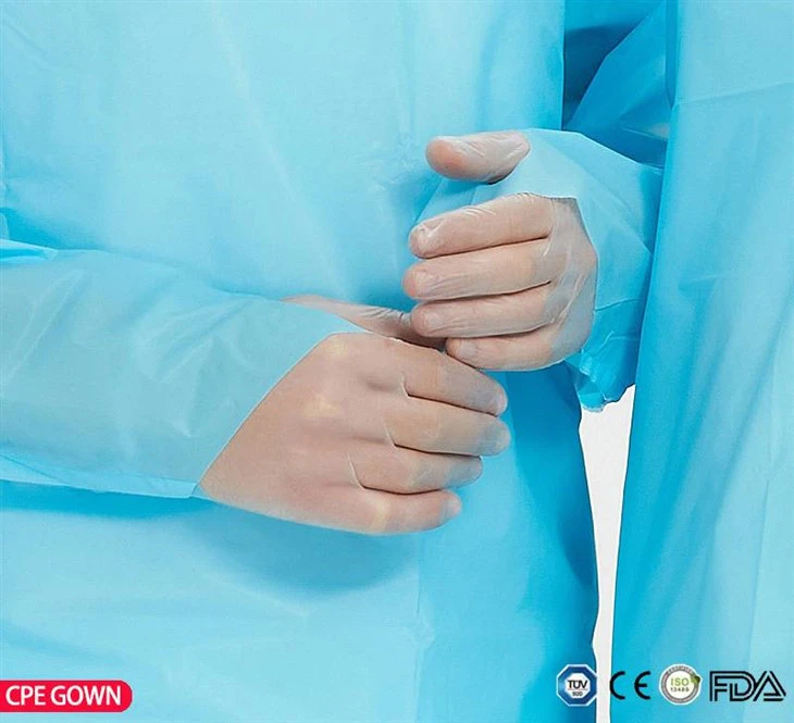 thumbhole cuff cpe gown